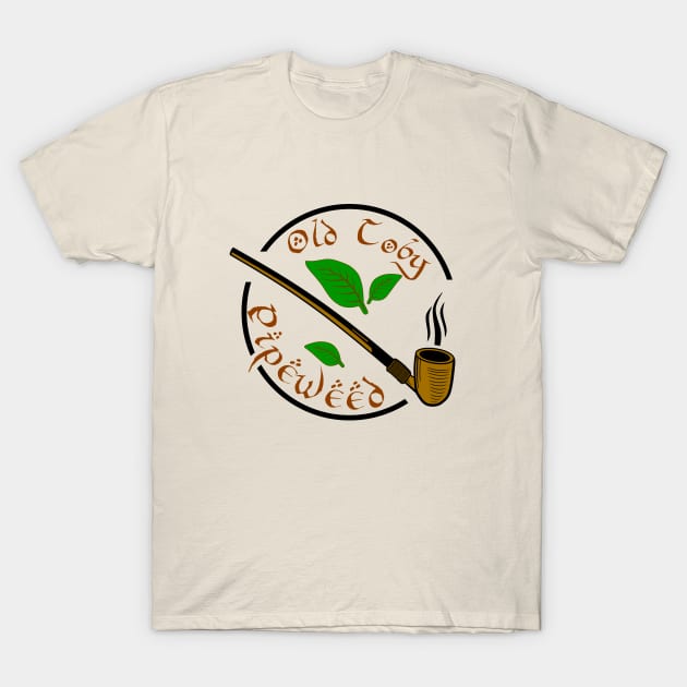 Old Toby Pipeweed T-Shirt by AngryMongoAff